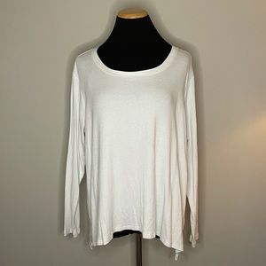 Long Sleeve White BCG Top